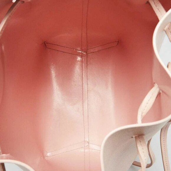 Mansur Gavriel Rosa Saffiano Leather Large Bucket Bag - Picture 8 of 9